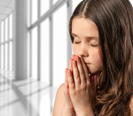 Сlipart child light morning pray adorable   BillionPhotos