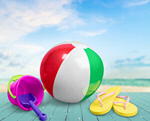 Сlipart Beach Ball Bucket Toy Shovel Flip-flop   BillionPhotos