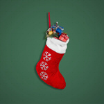 Сlipart christmas flat lay present sock   BillionPhotos
