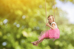 Сlipart Child Playground Little Girls Swing 2-3 Years   BillionPhotos