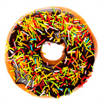 Сlipart Donut Sprinkles Cake Isolated Candy photo  BillionPhotos