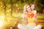 Сlipart Mom and child mom day heart mother   BillionPhotos