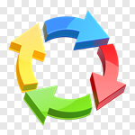 Сlipart Arrow Sign Circle Change Chart Planning vector cut out BillionPhotos