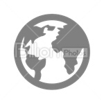 Сlipart Earth Globe World Planet Geography vector icon cut out BillionPhotos