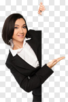 Сlipart Women Business Businesswoman Sign Holding photo cut out BillionPhotos