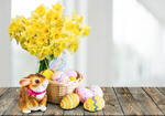 Сlipart easter kitchen background basket bouquet   BillionPhotos