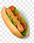 Сlipart Hot Dog Fast Food Barbecue Relish Isolated photo cut out BillionPhotos