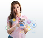 Сlipart media social market smartphone people   BillionPhotos