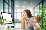Сlipart home work stress office parent   BillionPhotos