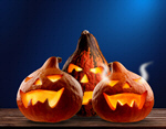 Сlipart halloween pumpkin glowing background light   BillionPhotos