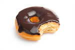 Сlipart Donut Missing Bite Cake Isolated Chocolate photo  BillionPhotos