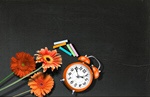 Сlipart alarm autumn back to school background black   BillionPhotos
