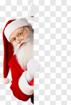 Сlipart santa claus sell white hat photo cut out BillionPhotos