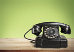 Сlipart Telephone Retro Revival Old-fashioned Black Rotary Phone   BillionPhotos