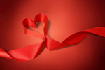 Сlipart Valentine's Day Heart Shape Ribbon Love Backgrounds   BillionPhotos
