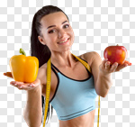 Сlipart eat salad diet fitness girl photo cut out BillionPhotos
