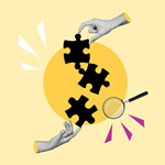 Сlipart puzzle teamwork partnership concept people   BillionPhotos