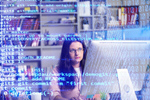 Сlipart analytics business woman data tech   BillionPhotos