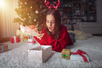 Сlipart kid christmas gift bedroom parent photo  BillionPhotos