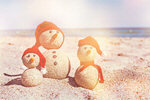 Сlipart snowman beach summer children travel   BillionPhotos