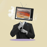 Сlipart tv collage television art creative   BillionPhotos