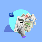 Сlipart calculator concept money accountant collage art   BillionPhotos