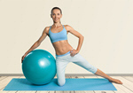 Сlipart Pilates Exercising Women Sport Ball   BillionPhotos
