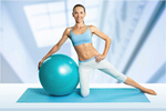 Сlipart Pilates Exercising Women Sport Ball   BillionPhotos