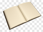 Сlipart Book Open Page Old Blank 3d cut out BillionPhotos