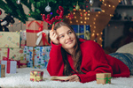 Сlipart resolution year 2026 girl Christmas photo  BillionPhotos