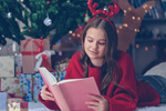 Сlipart Surprised child opening book girl book unusual tree photo  BillionPhotos