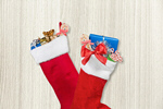 Сlipart christmas stocking top view 2021   BillionPhotos