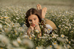 Сlipart field flower chamomile child pollen photo  BillionPhotos