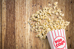 Сlipart Popcorn Spilling Movie Pouring Isolated   BillionPhotos