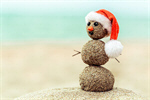 Сlipart summer xmas beach new snowman photo  BillionPhotos