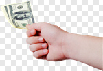Сlipart Currency Human Hand Paper Currency Dollar Sign Wealth photo cut out BillionPhotos