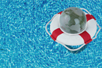 Сlipart pool water ring float yellow   BillionPhotos