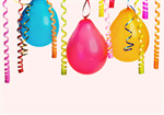 Сlipart Party Balloon Backgrounds Celebration Streamer   BillionPhotos