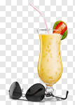 Сlipart beach cocktail drink yellow summer photo cut out BillionPhotos