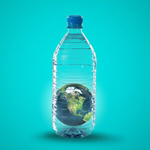 Сlipart polluted bottle recycle environment planet   BillionPhotos