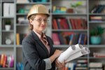 Сlipart Engineer Construction Architect Women Female photo  BillionPhotos