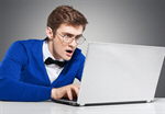 Сlipart man laptop glasses bow tie amazing   BillionPhotos