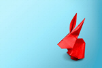 Сlipart rabbit origami background icon design   BillionPhotos