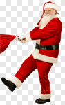 Сlipart santa claus bag sack concept photo cut out BillionPhotos