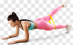 Сlipart pelvic exercise hip bridge glute photo cut out BillionPhotos