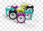 Сlipart Clock Time Alarm Clock Group of Objects Retro Revival photo cut out BillionPhotos