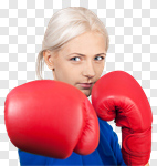 Сlipart Boxing Punching Women Little Girls Red photo cut out BillionPhotos