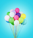 Сlipart Balloon Toy Multi Colored Bunch Gift   BillionPhotos
