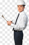 Сlipart Engineer Clipboard Construction Isolated Hardhat photo cut out BillionPhotos