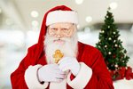 Сlipart Santa Claus Christmas Cookie Food Isolated   BillionPhotos